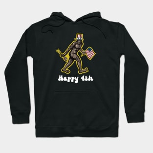 Happy 4th Bigfoot Hoodie